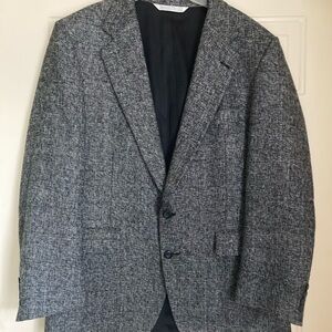 Vintage 60s-70’s men’s wool blazer made in USA by Christian Brooks Forest Grove